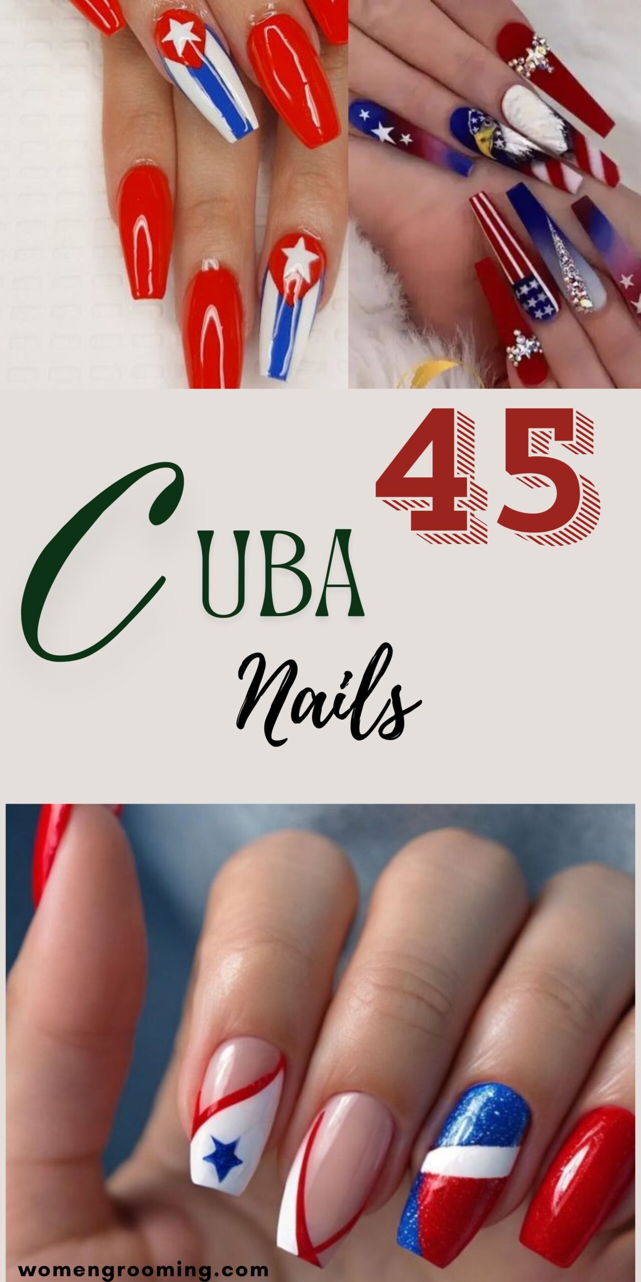 45 Cuba Nails That Look Colorful, Tropical & Bold