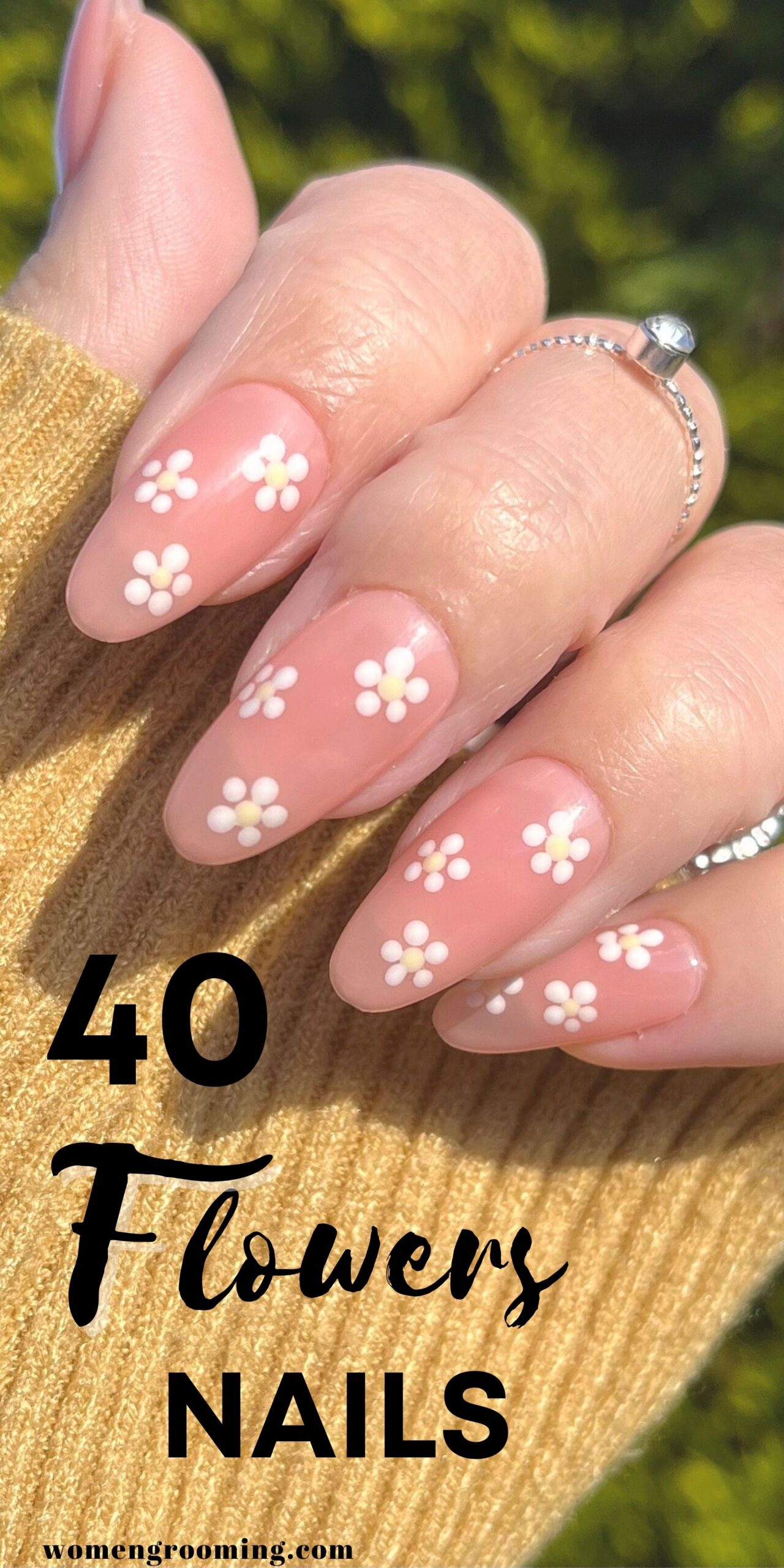 40 Flower Nails That Look Fresh, Cute & Trendy