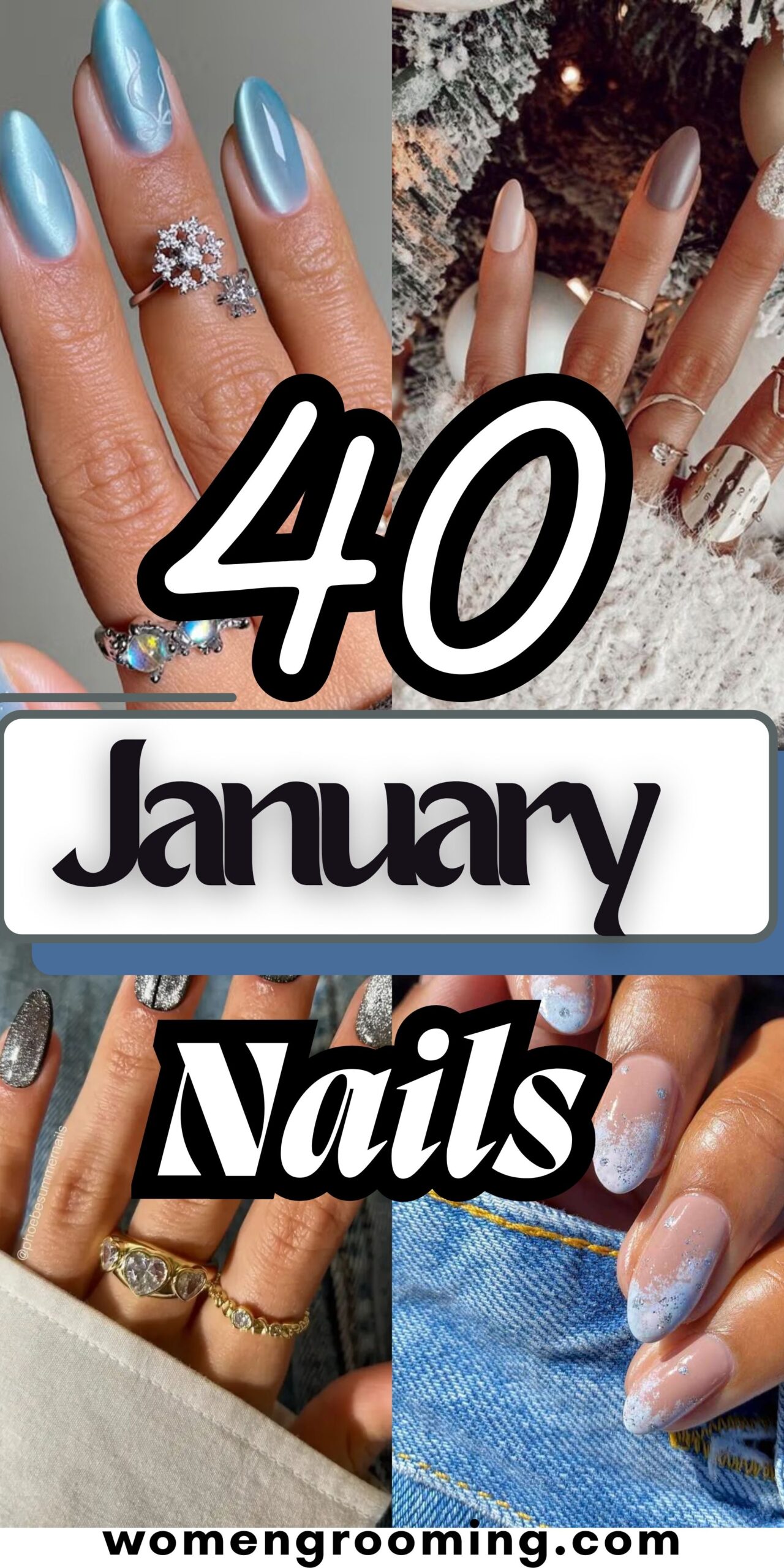 40 January Nails That Feel Fresh, Cozy & Stylish
