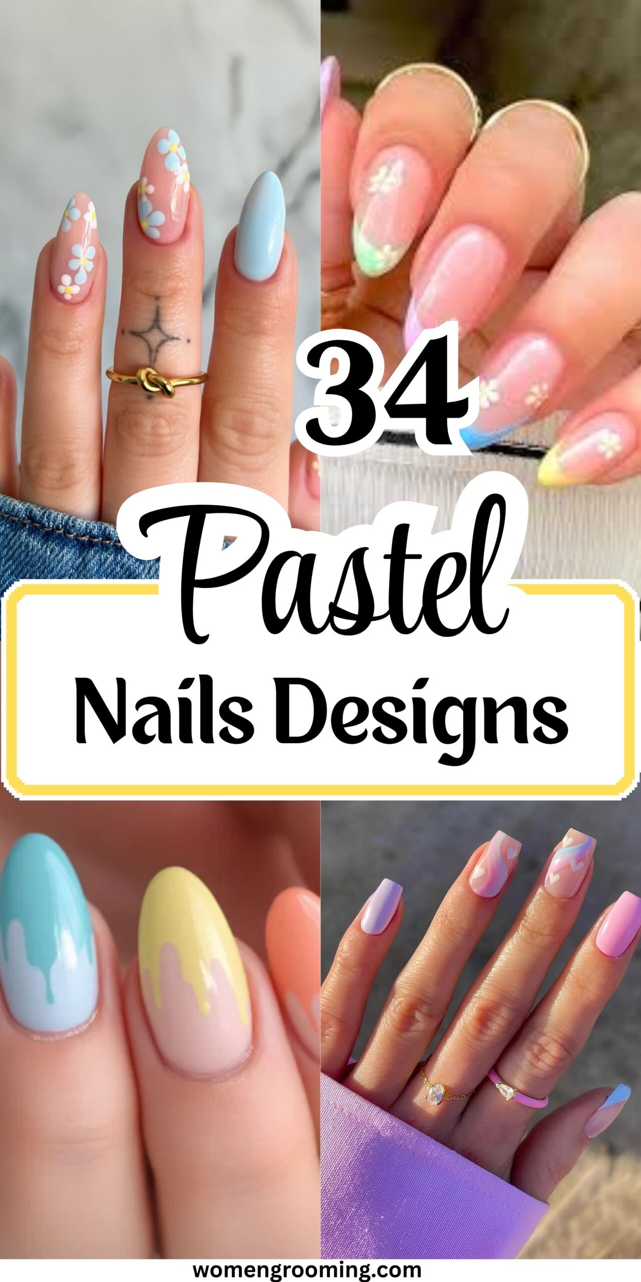 34 Pastel Nails Designs That Look Soft & Trendy