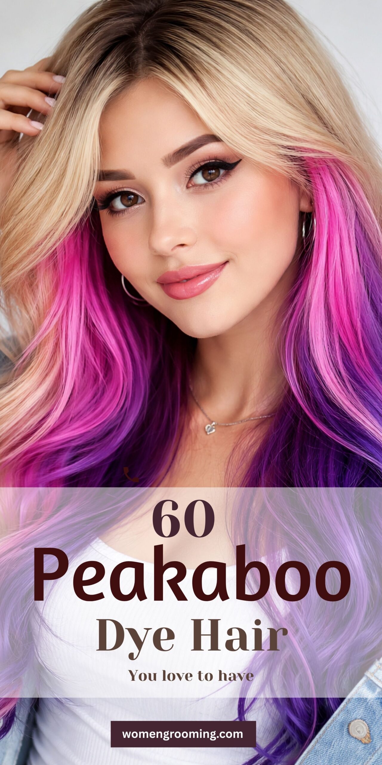 60 Peekaboo Dye Hair Ideas That Look Bold & Trendy