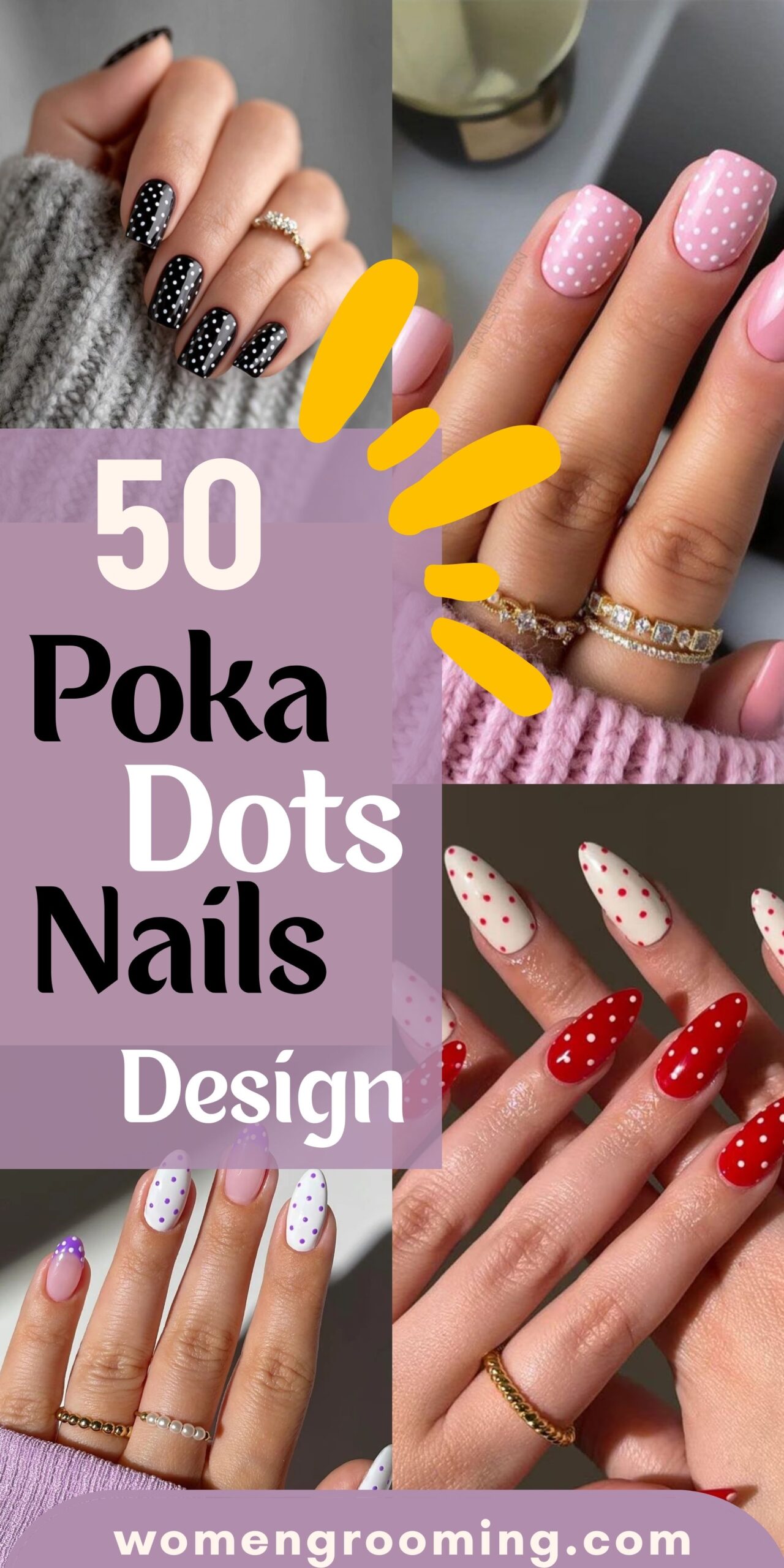 50 Polka Dots Nail Designs That Look Cute & Trendy