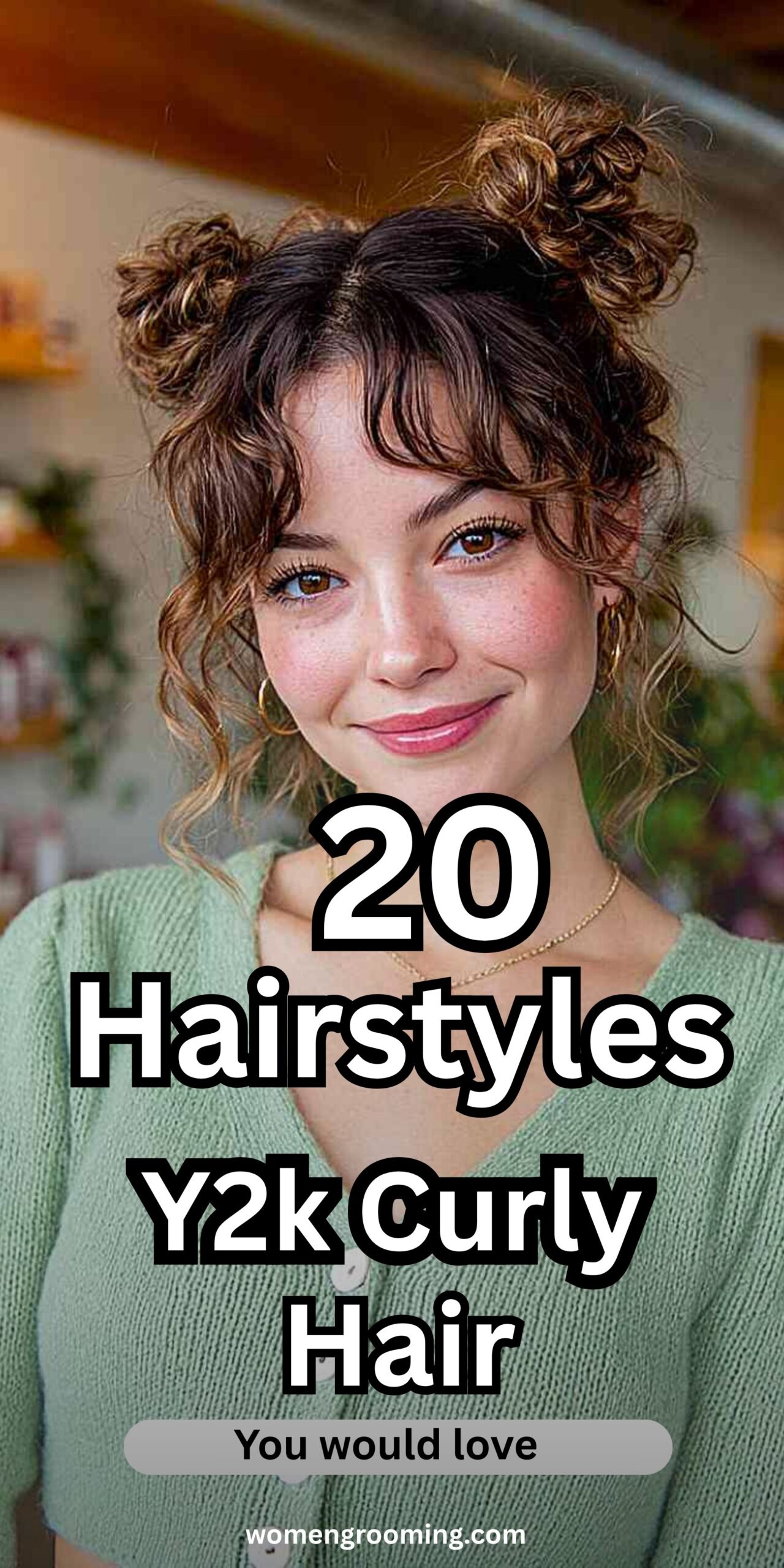 20 Hairstyles Y2K Curly Hair Ideas for a Fun, Retro & Trendy Look 🌟💁‍♀️