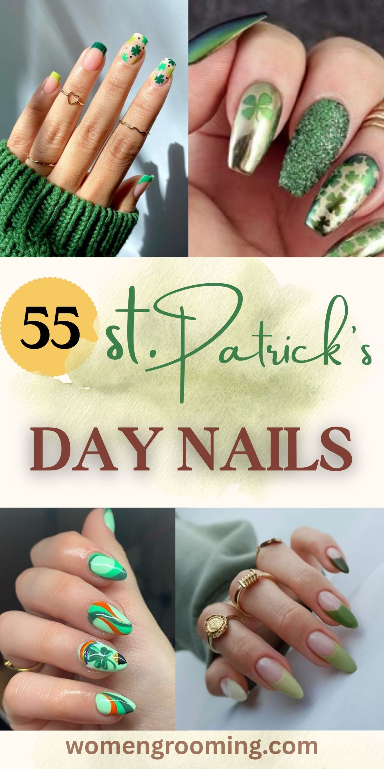 55 St. Patrick’s Day Nails That Look Lucky & Cute
