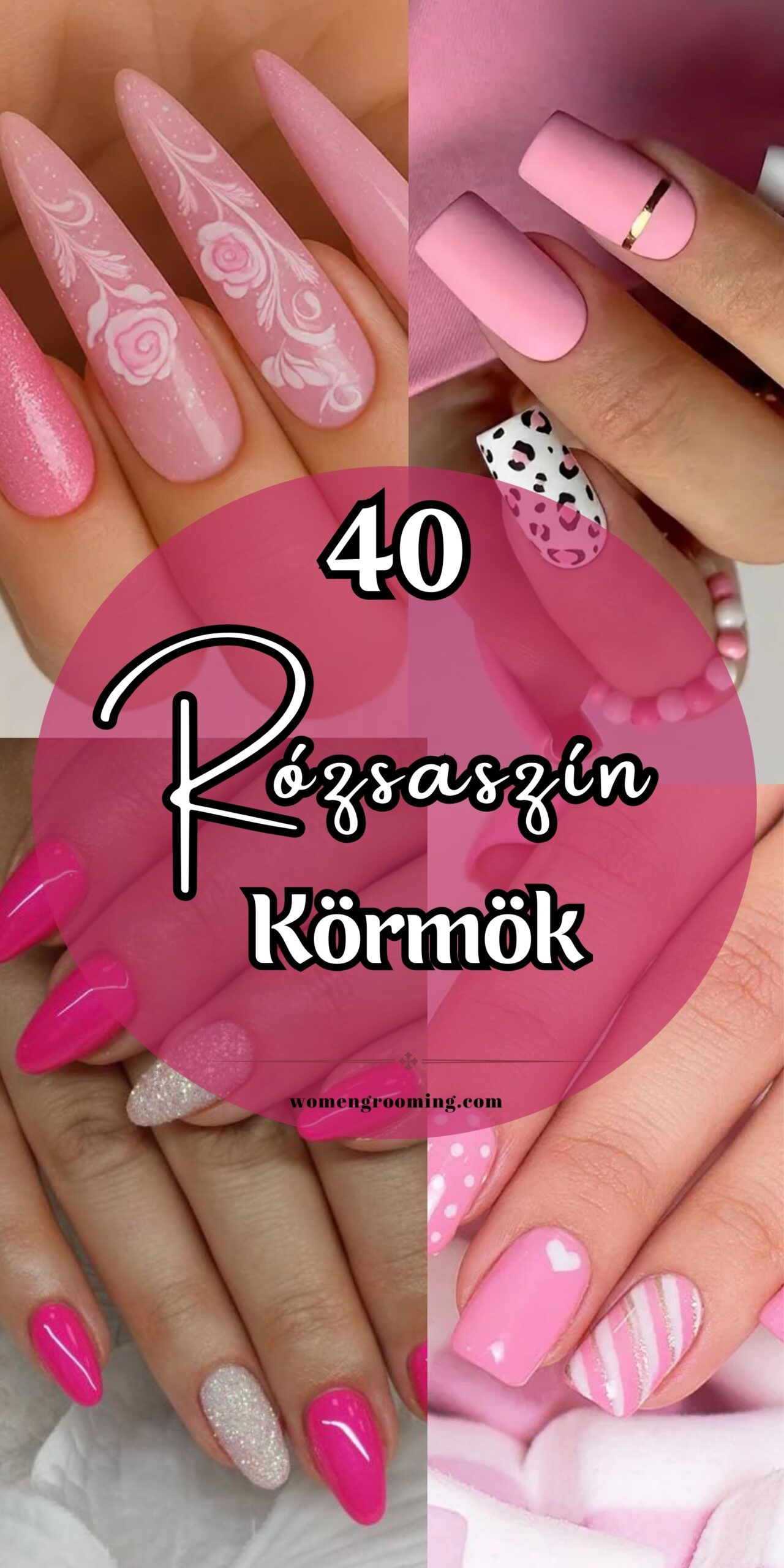 40 Rózsaszín Körmök, Amik Cukik & Trendik 💅✨