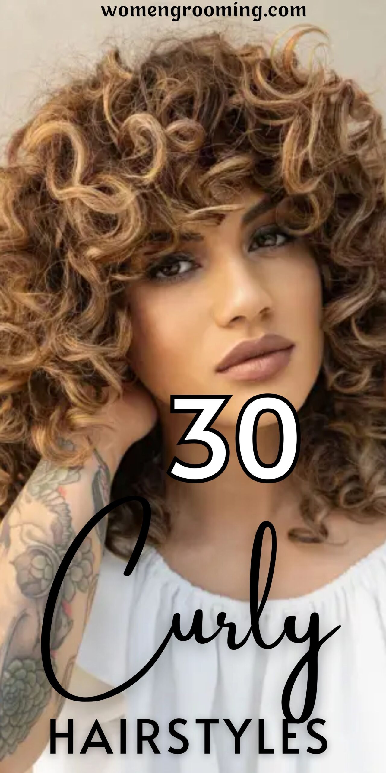 30 Curly Hairstyles That Look Cute & Stylish