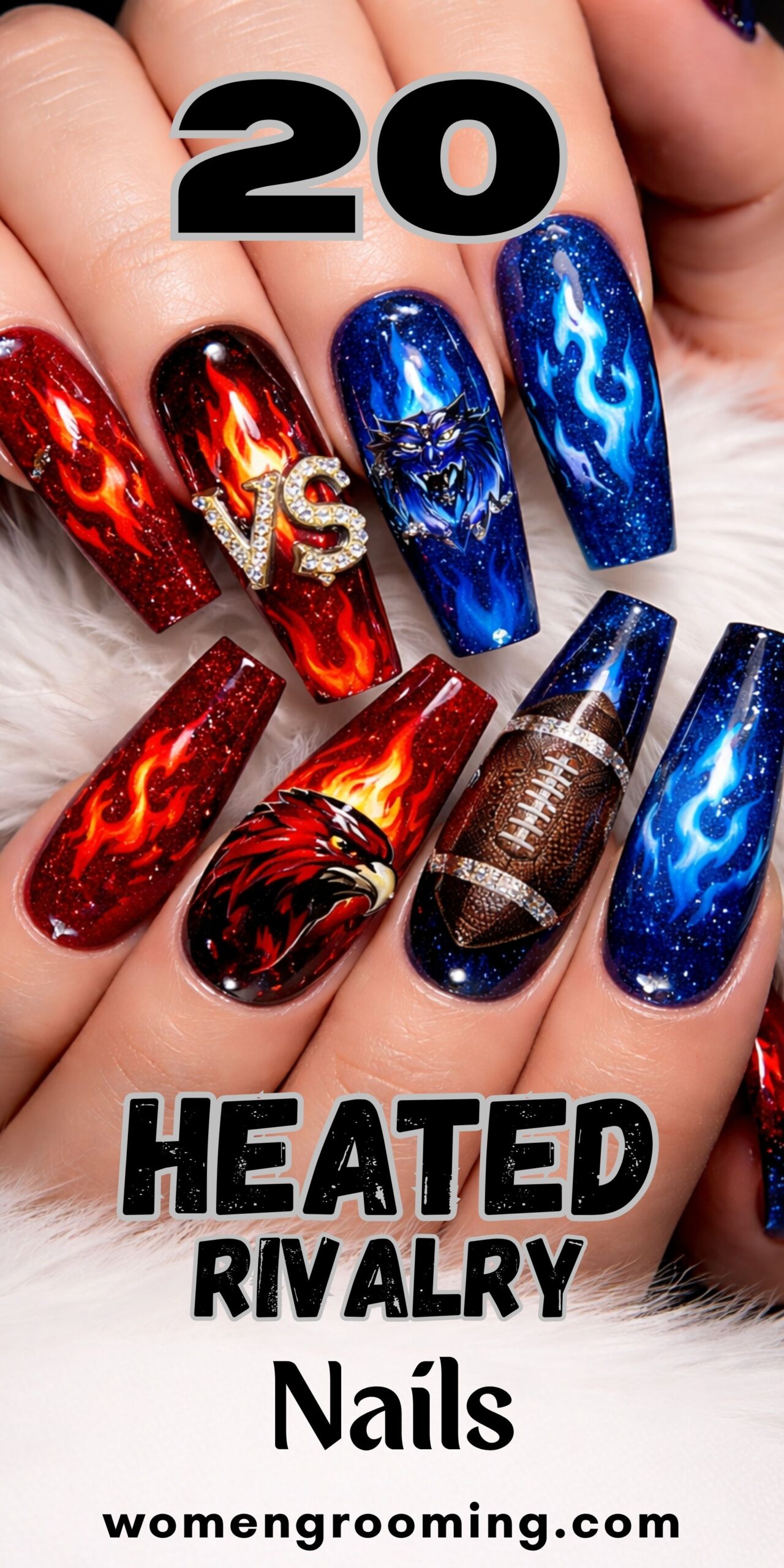 20 Heated Rivalry Nails That Look Bold & Fierce