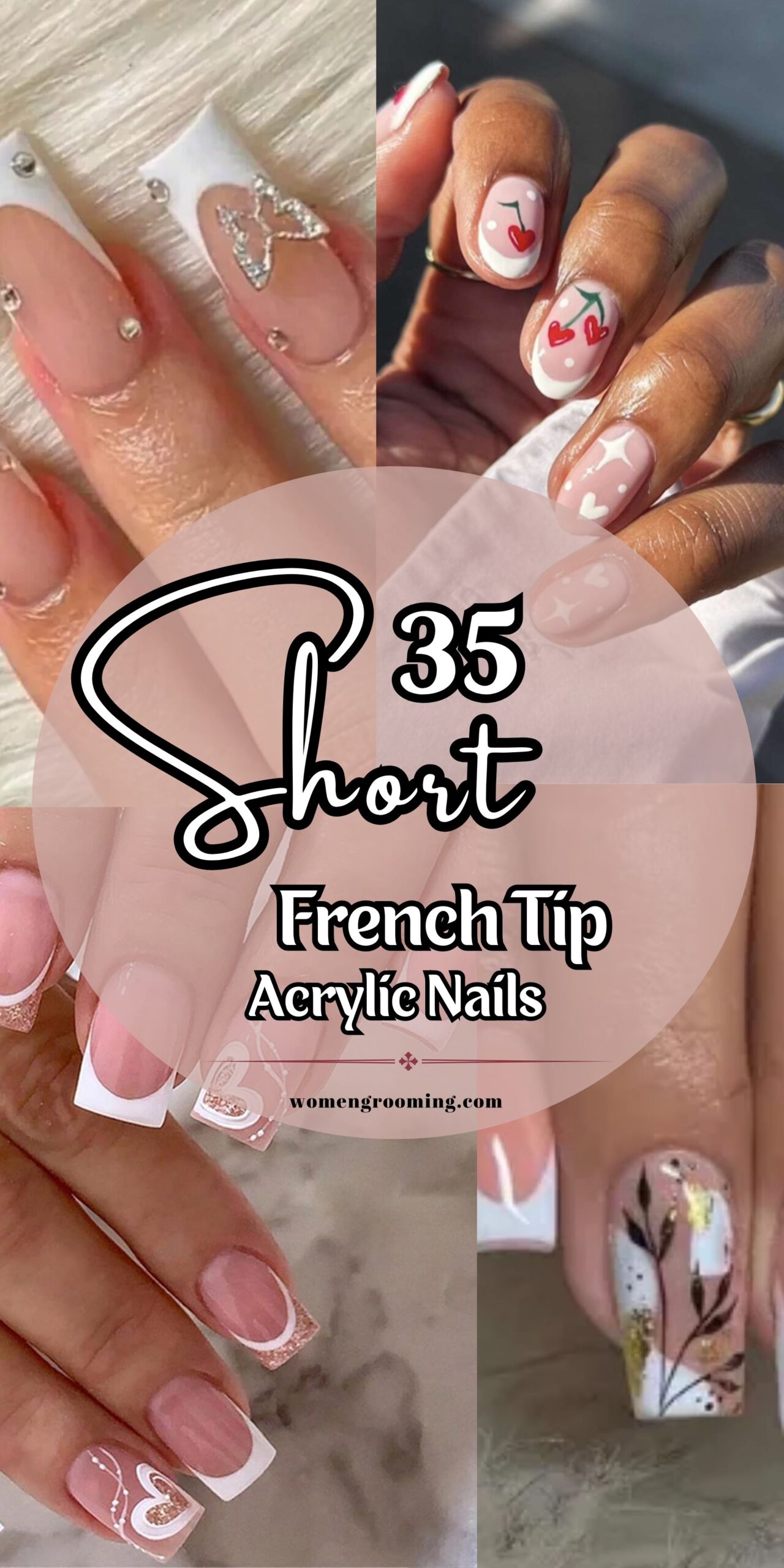35 Short French Tip Acrylic Nails Chic & Modern