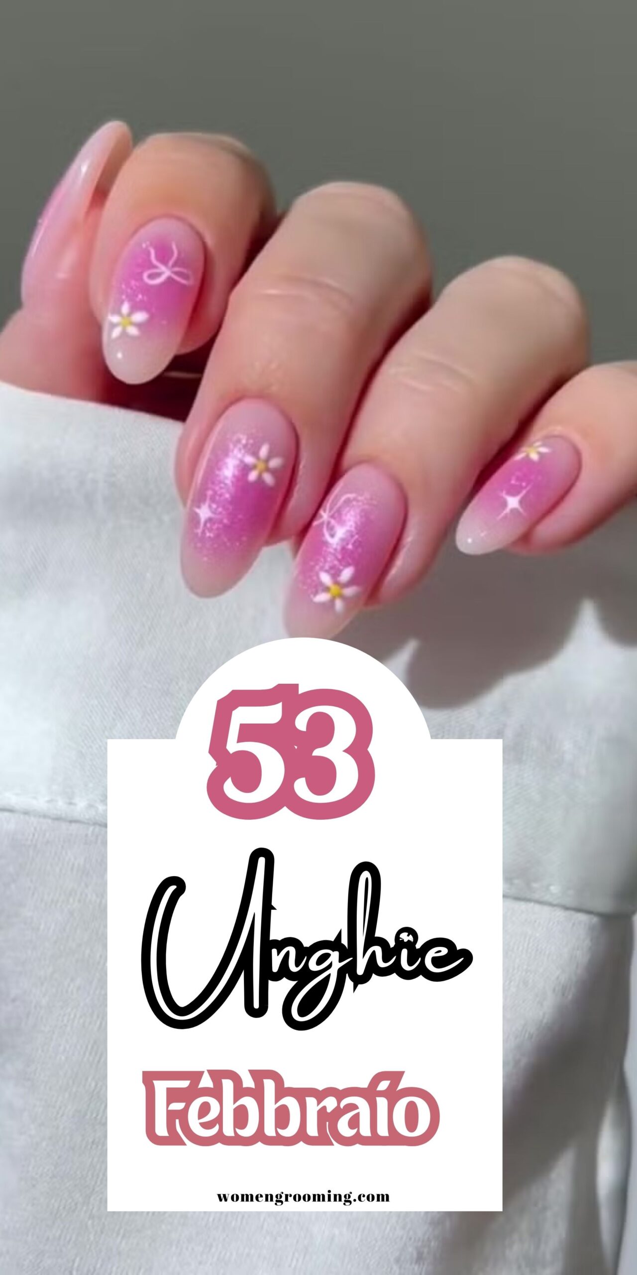 53 Unghie Febbraio Eleganti e di Tendenza