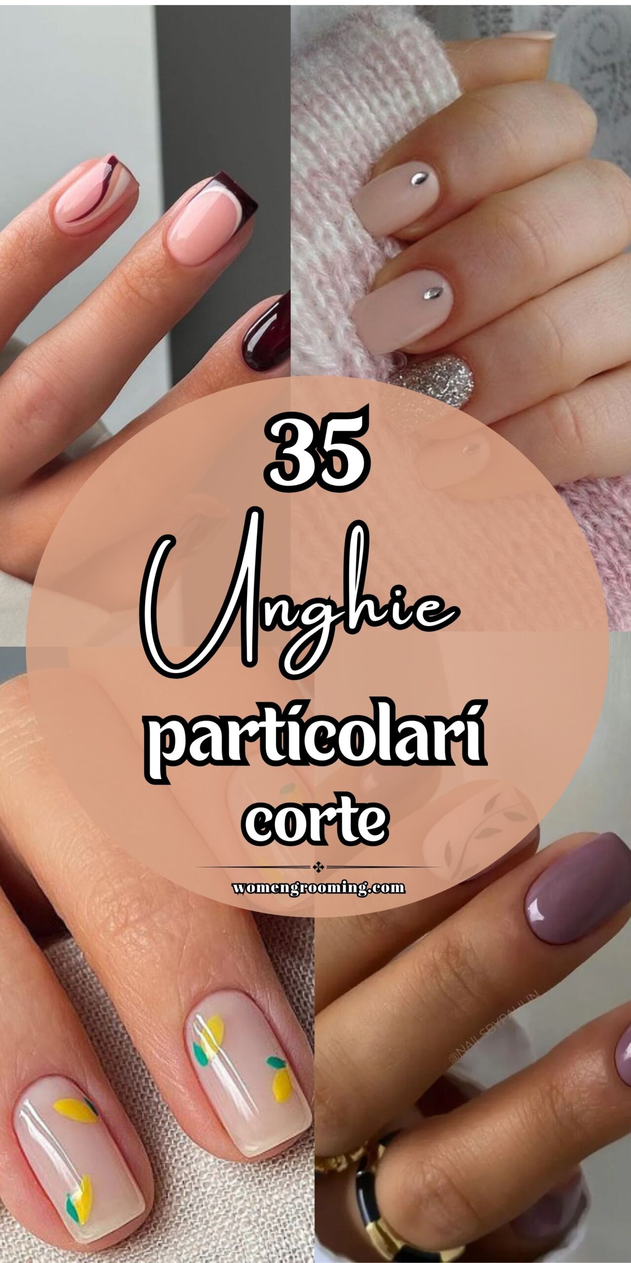 35 Unghie Particolari Corte Super Originali