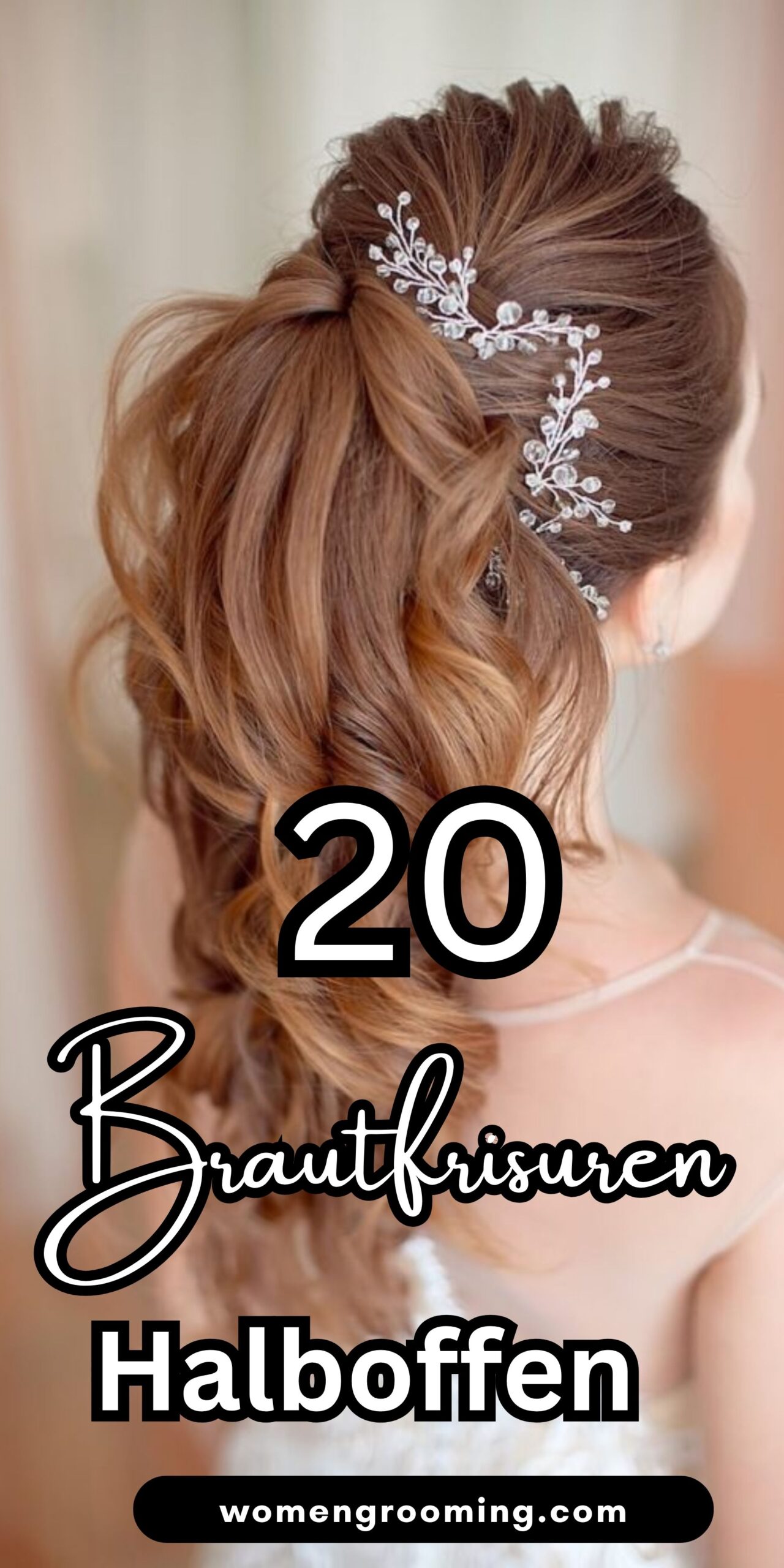 20 Brautfrisuren Halboffen Ideas for Romantic, Elegant & Dreamy Bridal Hair 💍✨