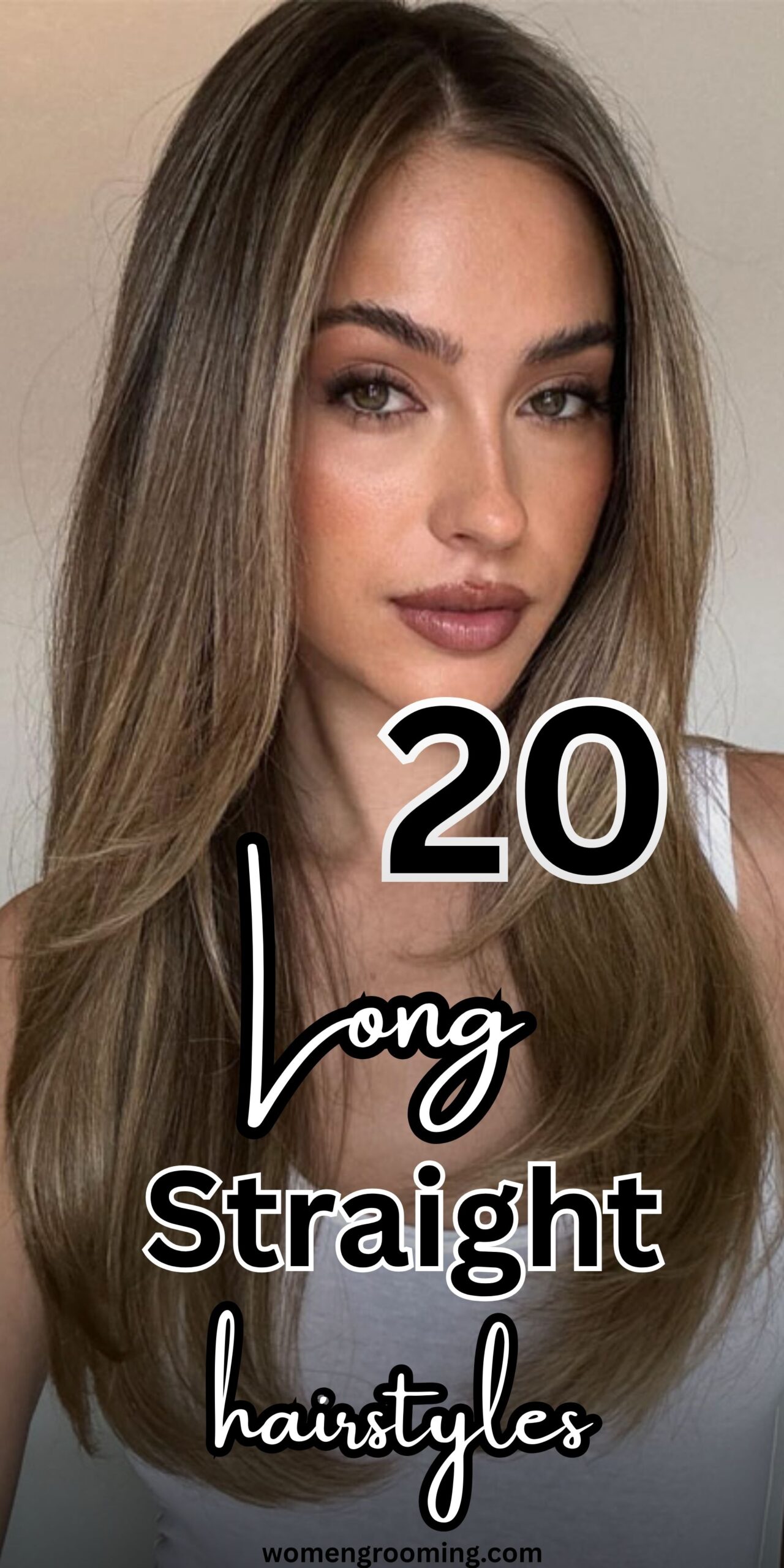 20 Long Straight Hairstyles for Sleek, Elegant & Timeless Looks ✨💇‍♀️