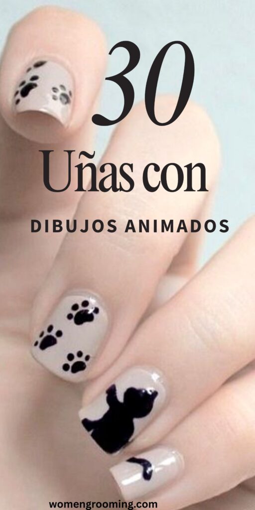 Uñas con Dibujos Animados