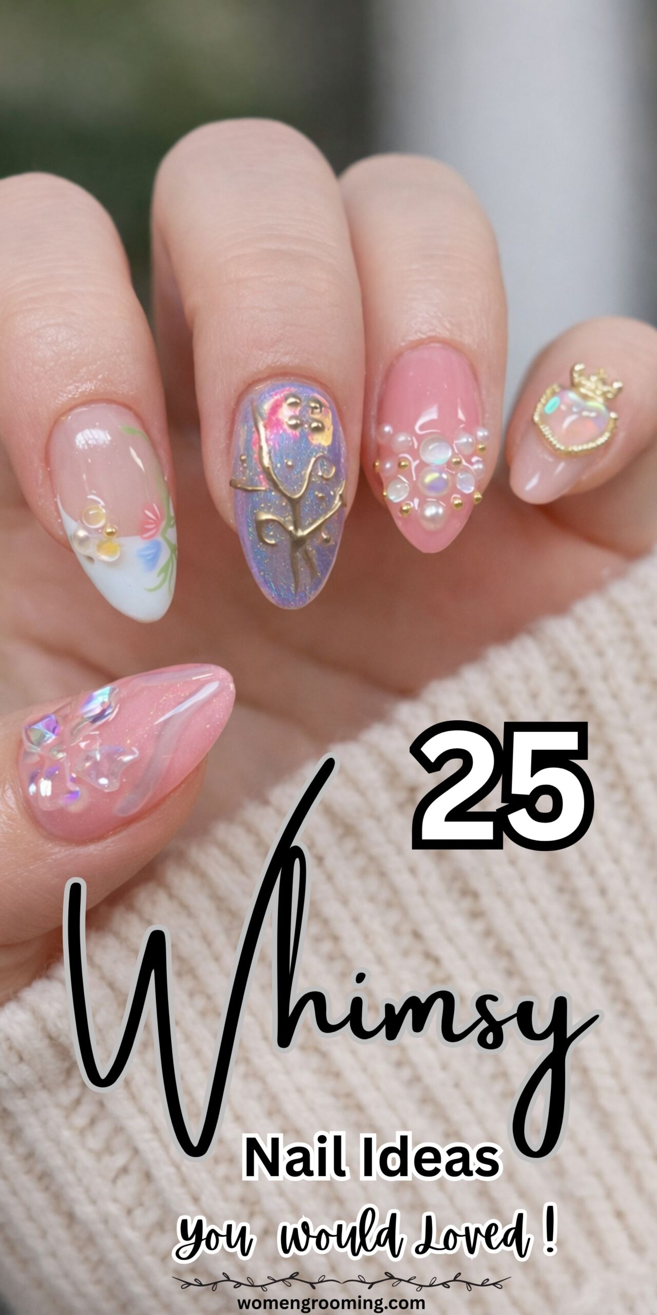 25 Whimsy Nails Ideas for Playful, Magical & Cute Manicures ✨💅