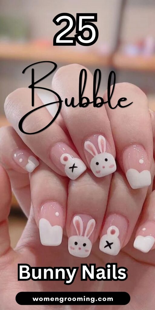bubble bunny nails