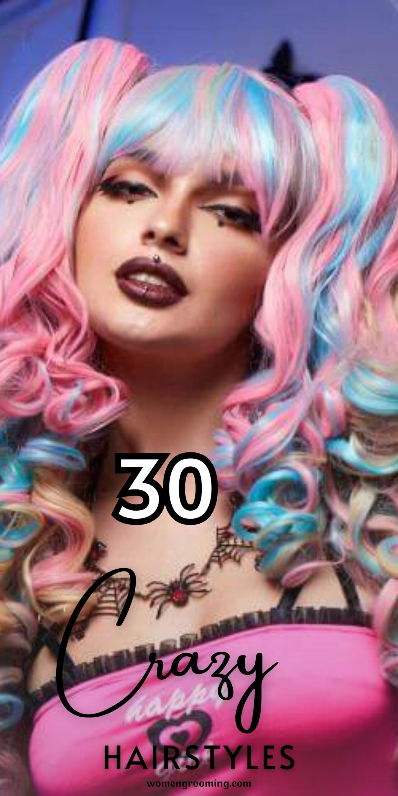 30 Crazy Hairstyles for Bold, Fun & Eye-Catching Looks 🎨💇‍♀️