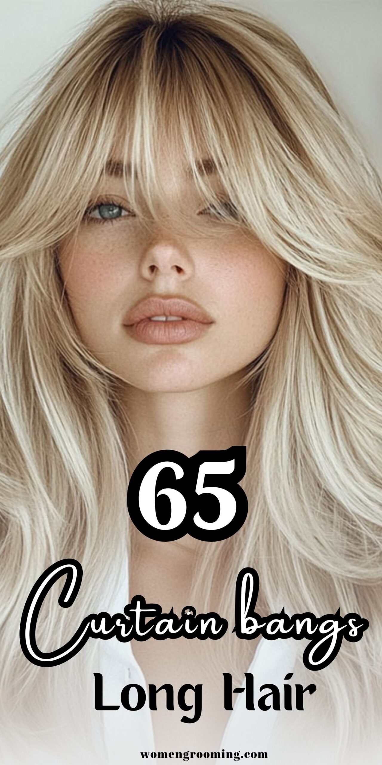 65 Curtain Bangs Long Hair Ideas for Soft, Chic & Face-Framing Styles ✨💇‍♀️