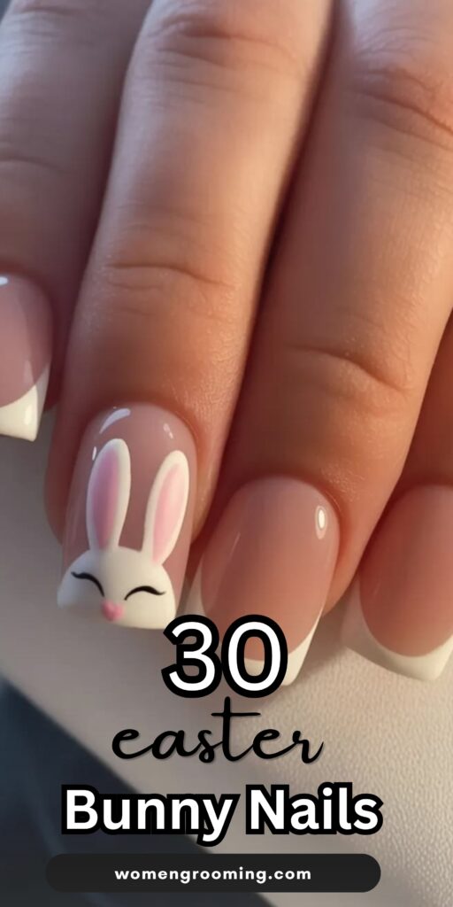 easter bunny nails