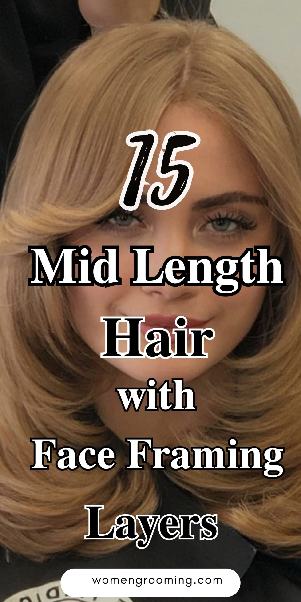 15 Mid Length Hair with Face Framing Layers for Soft, Flattering & Trendy Styles ✨💇‍♀️