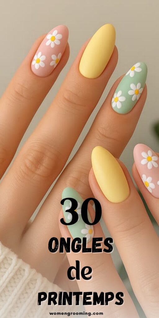 ongles de printemps