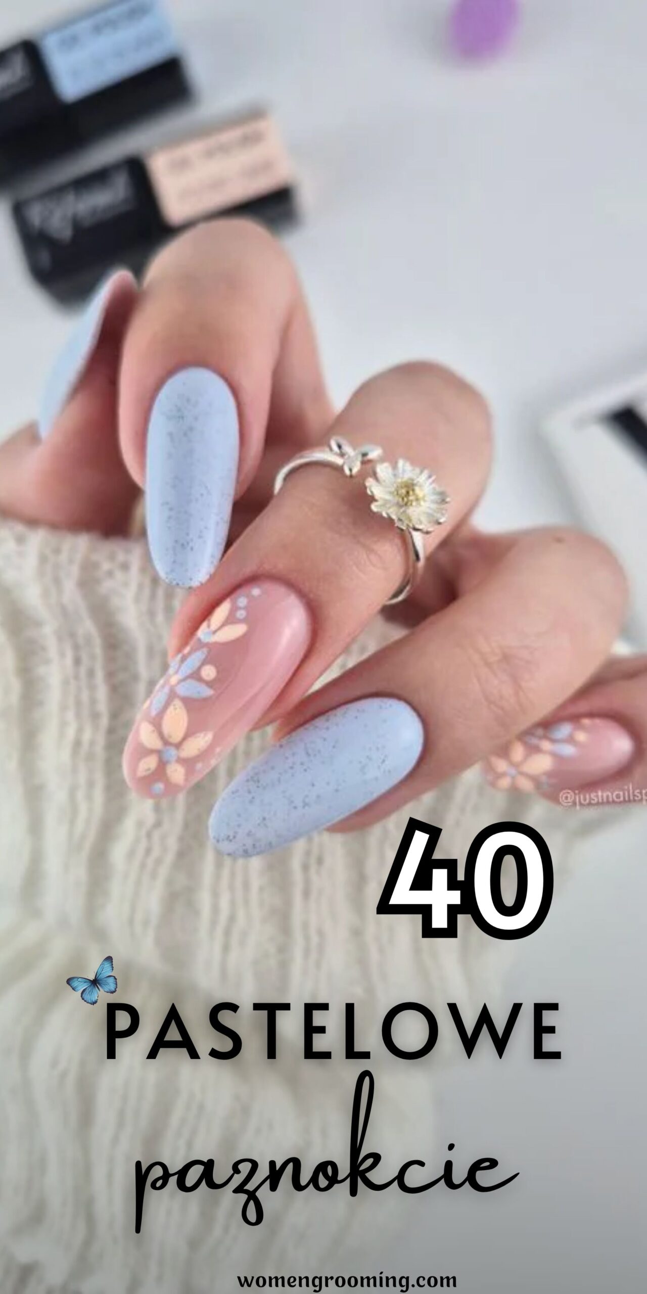 40 Pastelowe Paznokcie, Które Są Delikatne, Modne i Idealne na Wiosnę 🌸💅