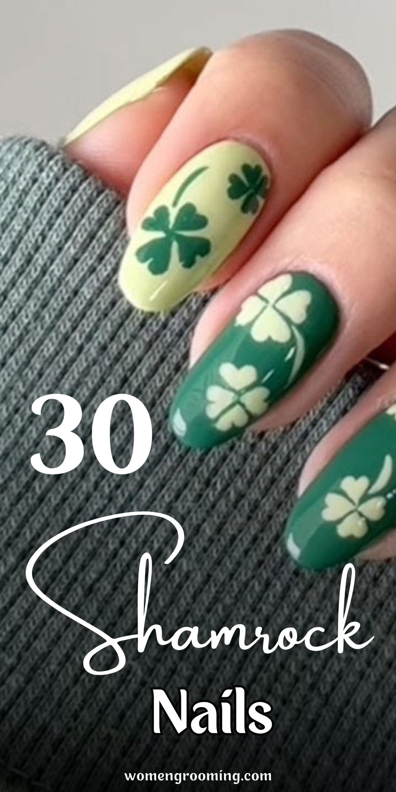 30 Shamrock Nails Ideas for Lucky, Festive & Fun Manicures 🍀💅