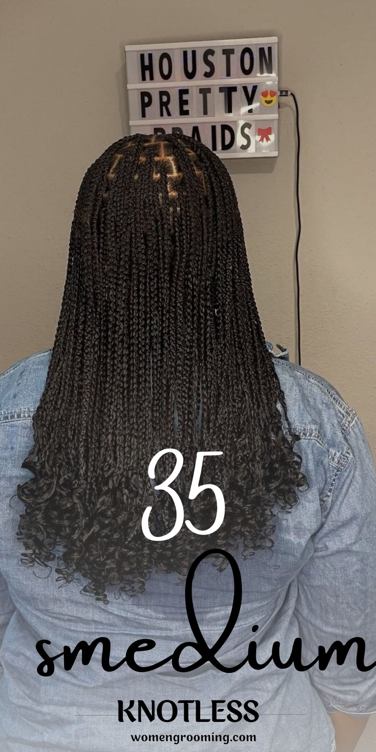 35 Smedium Knotless Braids That Are Chic, Trendy & Easy to Style ✨💁‍♀️