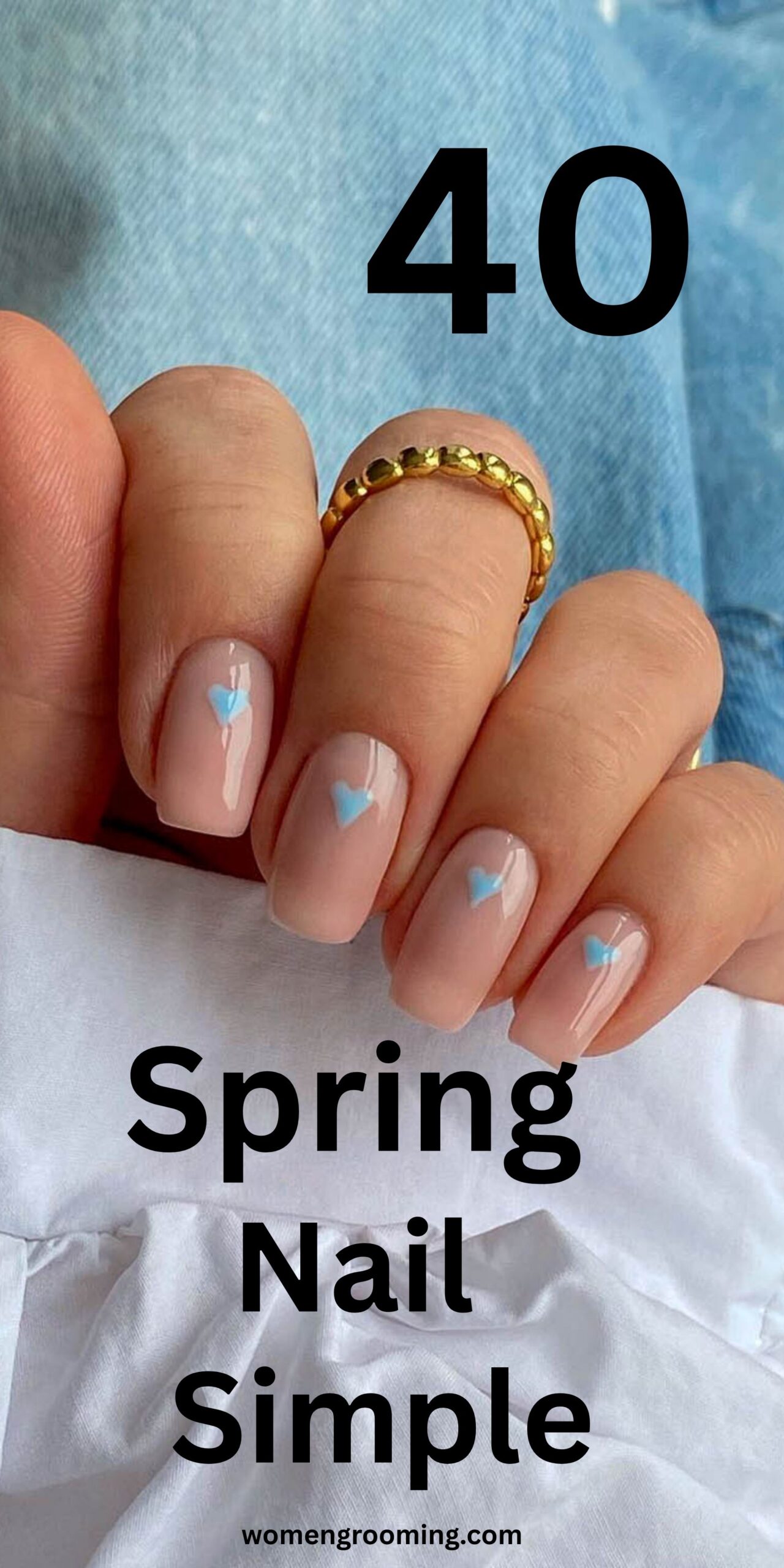 spring nail simple