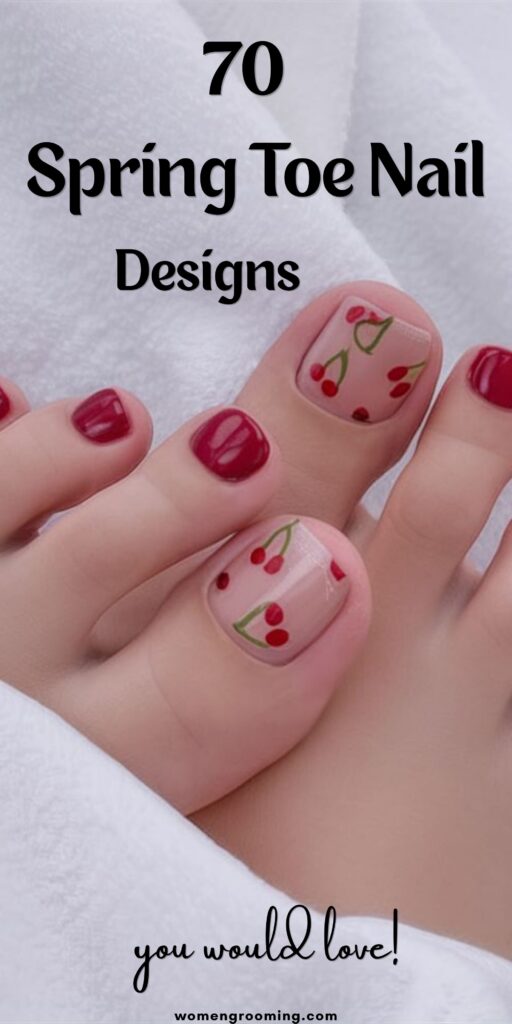 spring toe nail designs