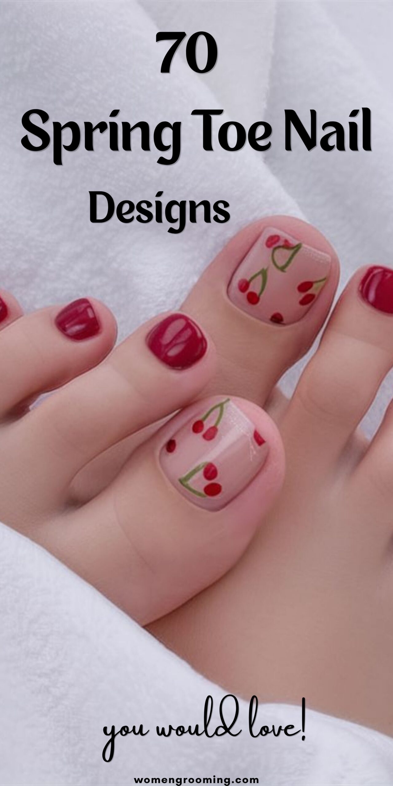 spring toe nail designs