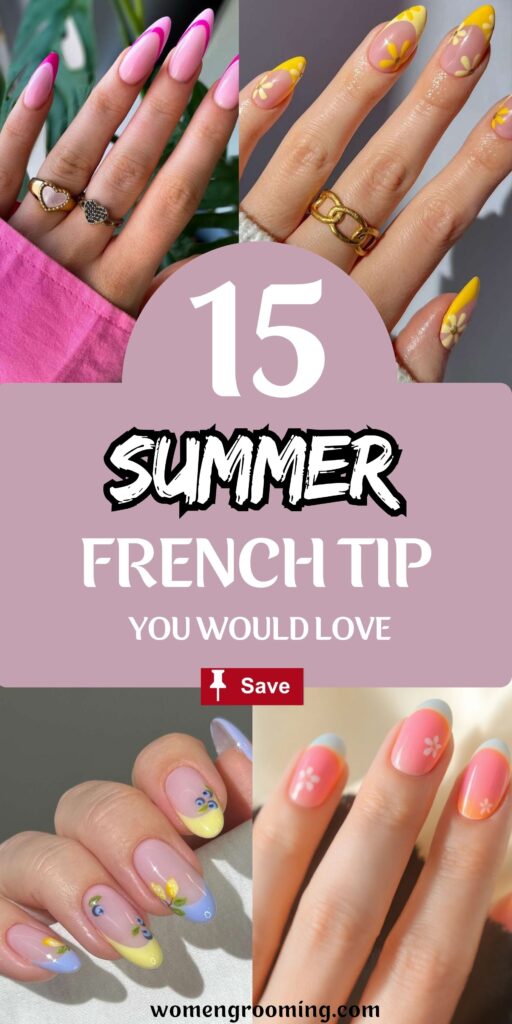 summer french tip