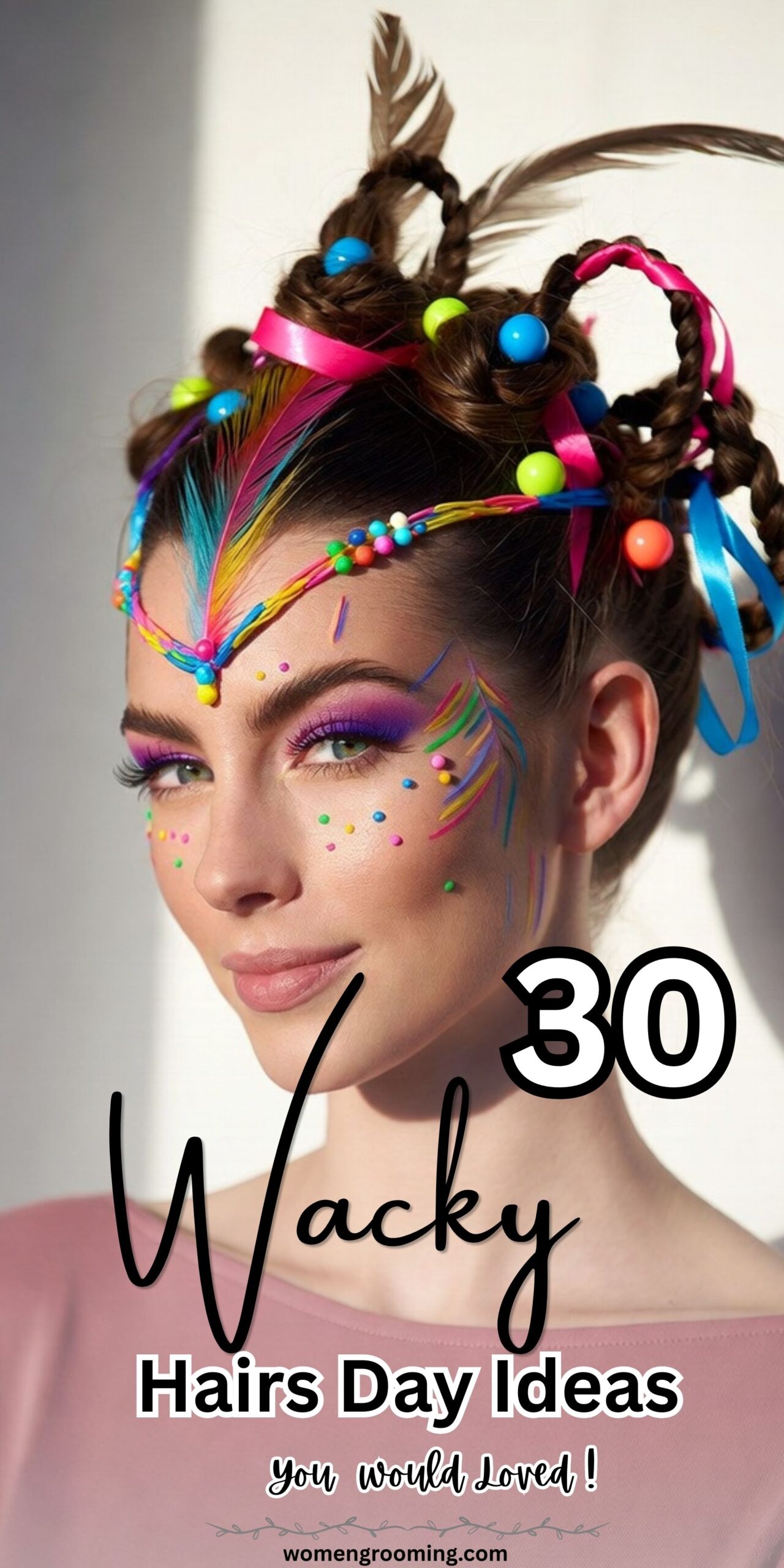 30 Wacky Hair Day Ideas for Fun, Creative & Playful Hairstyles 🎨💇‍♀️