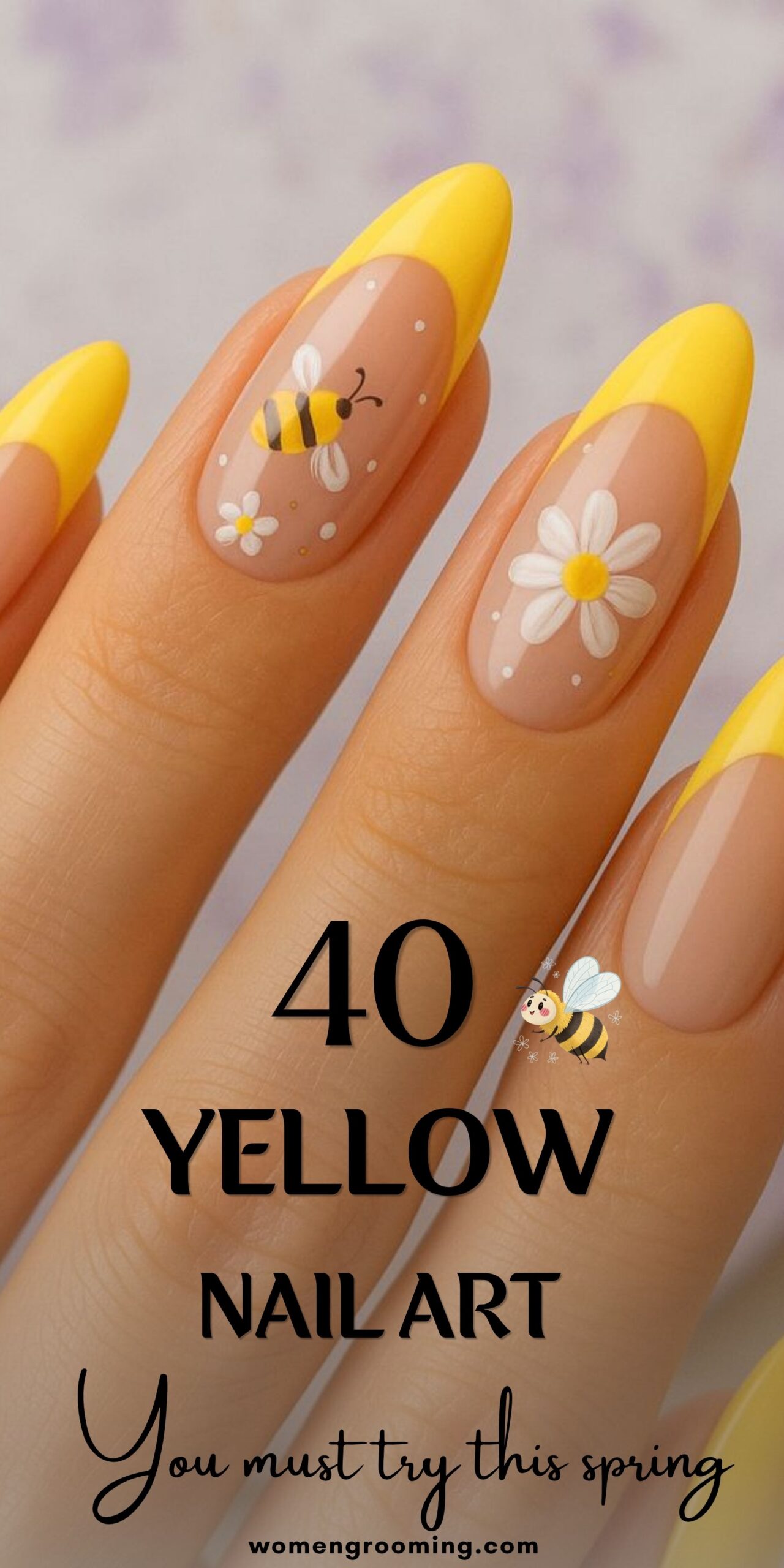 40 Yellow Nail Art Ideas That Are Bright, Fun & Totally Eye-Catching 💛💅