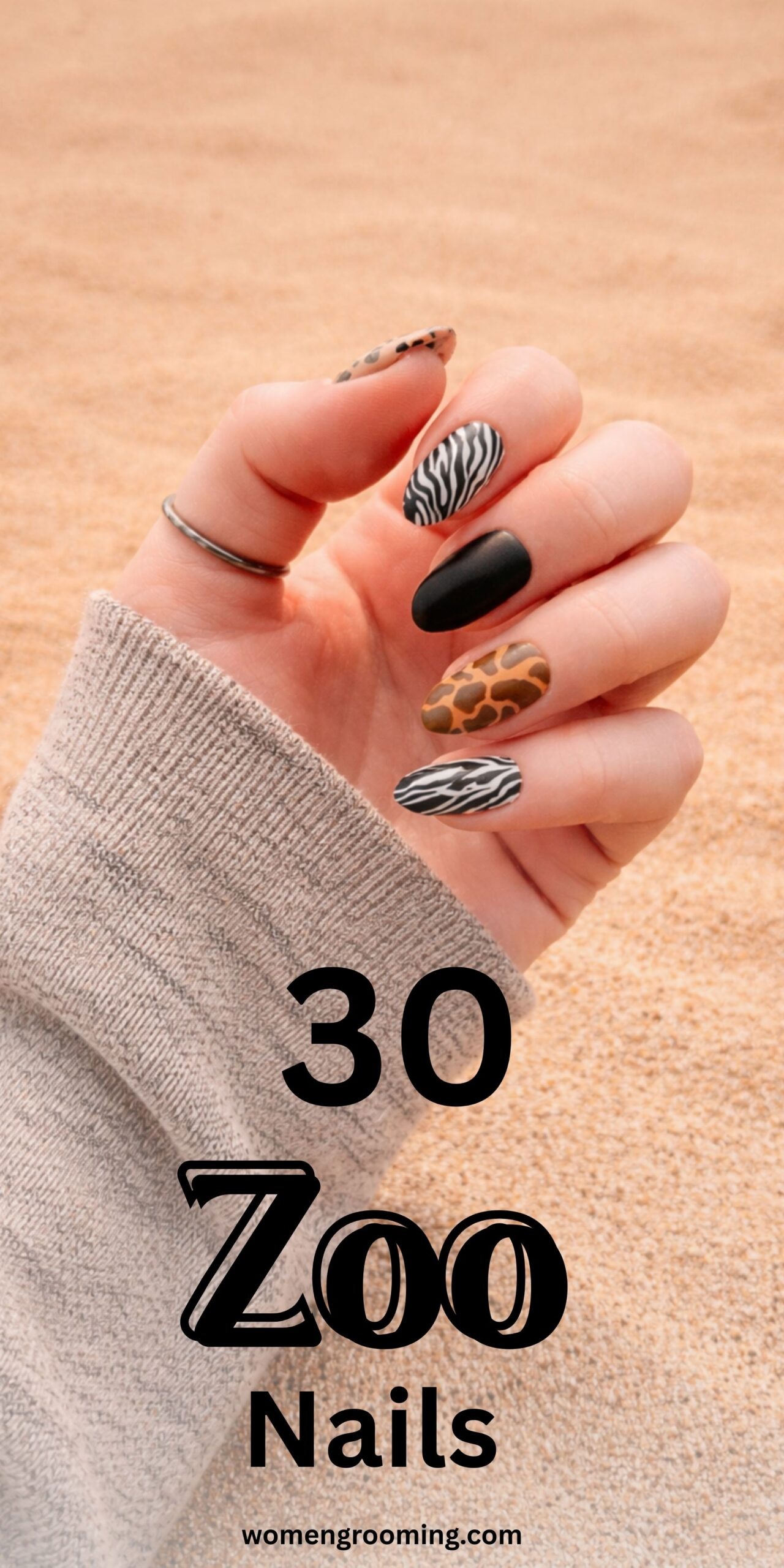 30 Zoo Nails Ideas for Cute, Wild & Fun Animal-Inspired Manicures 🐾💅