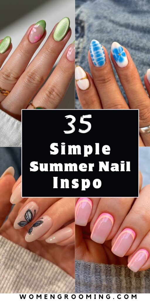 simple summer nail inspo