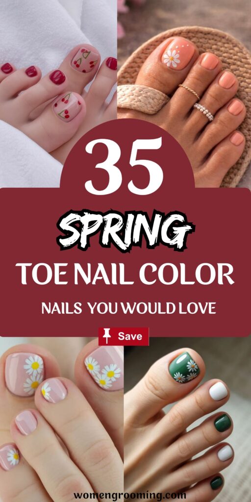 spring toe nail color