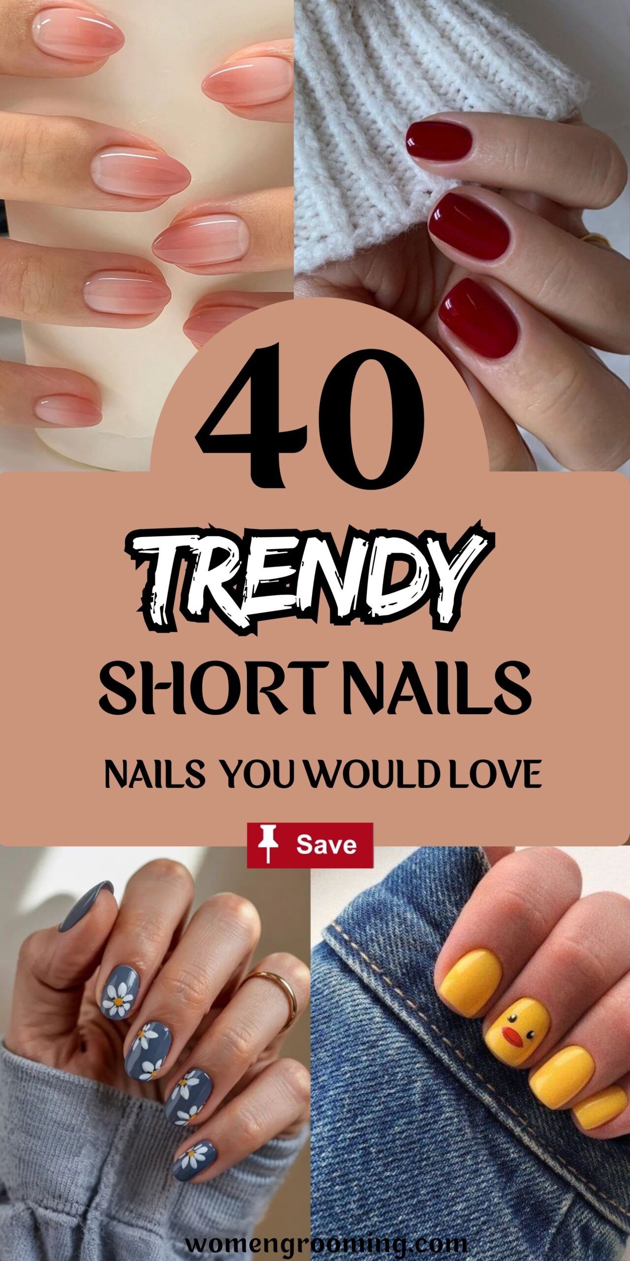 40 Trendy Short Nails That Are Cute, Stylish & Easy to Wear 💅✨